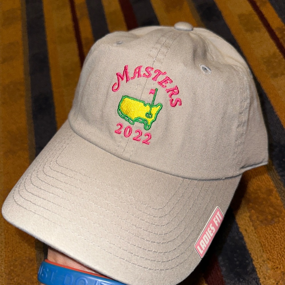 Masters Gray Cap with Embroidered Logo